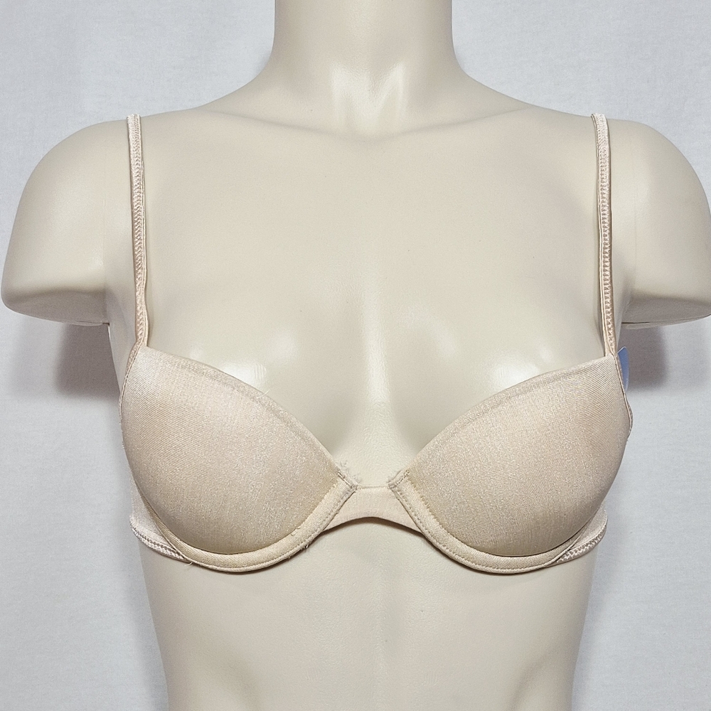 32A Vintage LILY OF FRANCE 2121265 Satin Convertible Push-Up Underwire Bra
